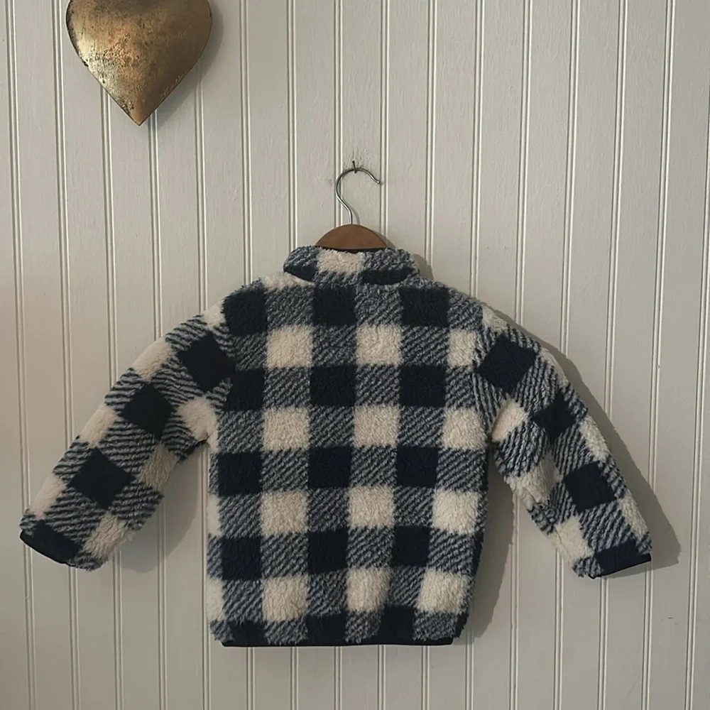 NEW The Children’s Place Plaid Fleece Jacket sz Various